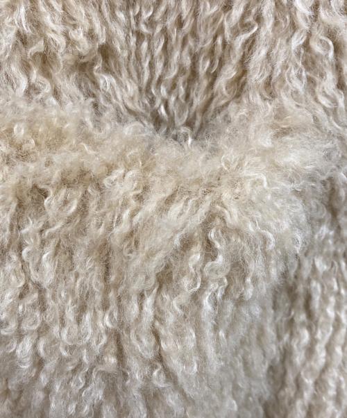 journal standard L'essage（ジャーナルスタンダード レサージュ）journal standard L'essage (ジャーナルスタンダード レサージュ) オーバーサイズファーベスト ベージュ サイズ:Freeの古着・服飾アイテム