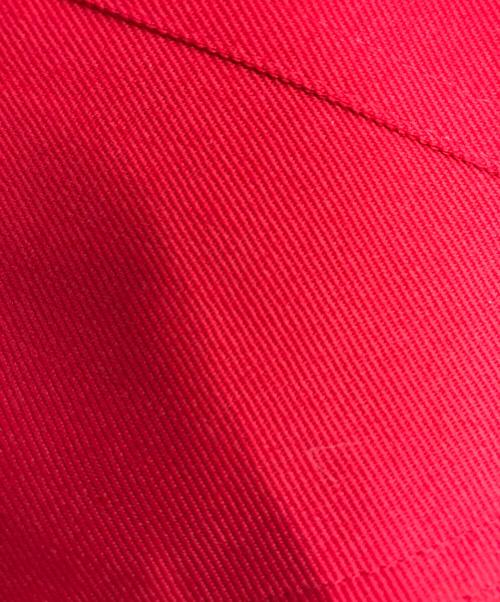 CABAN（キャバン）CABAN (キャバン) ウールギャバジン スタンドカラーコート レッド サイズ:Sの古着・服飾アイテム