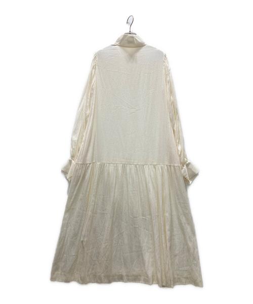 COLUMN（コラム）COLUMN (コラム) ジャガードハイネックワンピース ホワイト サイズ:38の古着・服飾アイテム