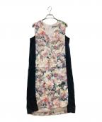 SPORT MAXスポーツマックス）の古着「フラワープリントドレス」｜ピンク