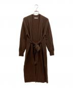 CINOHチノ）の古着「ロングカーディガン」｜ブラウン