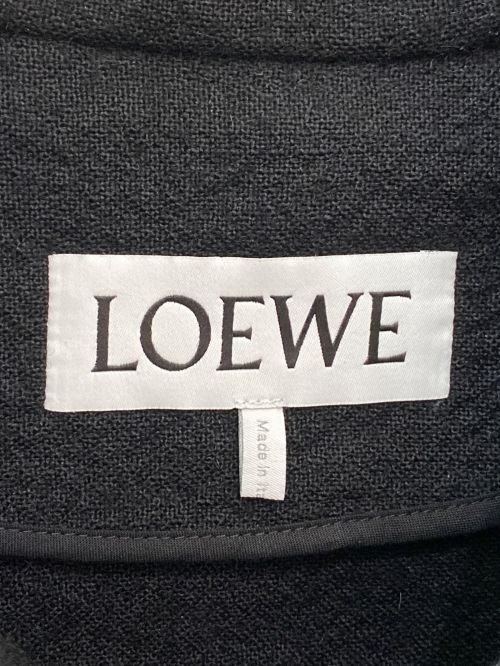LOEWE（ロエベ）LOEWE (ロエベ) Wool Military Cape ブラック サイズ:34の古着・服飾アイテム