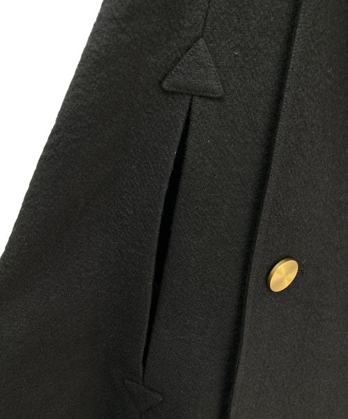 LOEWE（ロエベ）LOEWE (ロエベ) Wool Military Cape ブラック サイズ:34の古着・服飾アイテム