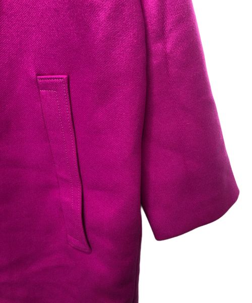 N°21（ヌメロヴェントゥーノ）N°21 (ヌメロヴェントゥーノ) ビッグカラーコート ピンク サイズ:38 未使用品の古着・服飾アイテム