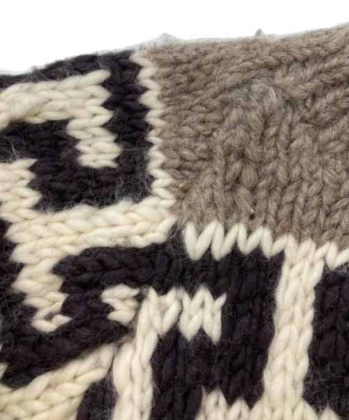 WIND AND SEA（ウィンダンシー）WIND AND SEA (ウィンダンシー) カウチンニット ブラウン サイズ:Mの古着・服飾アイテム