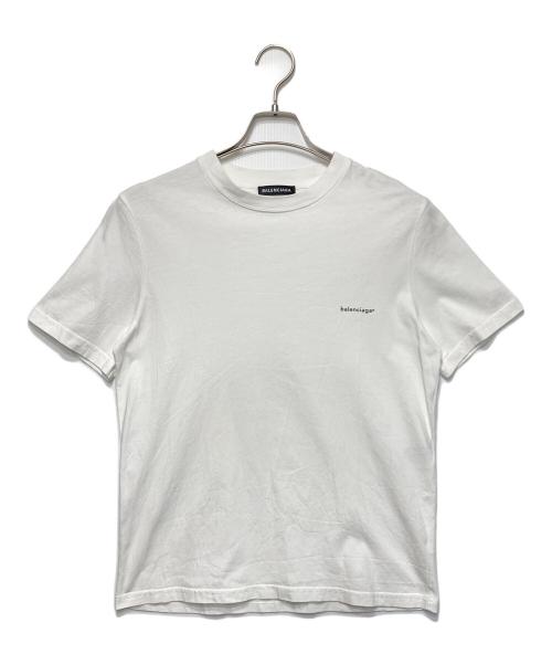 BALENCIAGA（バレンシアガ）BALENCIAGA (バレンシアガ) ロゴTシャツ ホワイト サイズ:Sの古着・服飾アイテム