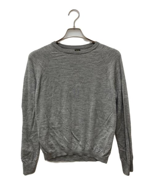 BATONER（バトナ―）BATONER (バトナ―) クルーネックニット グレー サイズ:1の古着・服飾アイテム