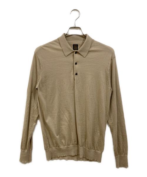 BATONER（バトナ―）BATONER (バトナ―) ニットポロシャツ ベージュ サイズ:1の古着・服飾アイテム