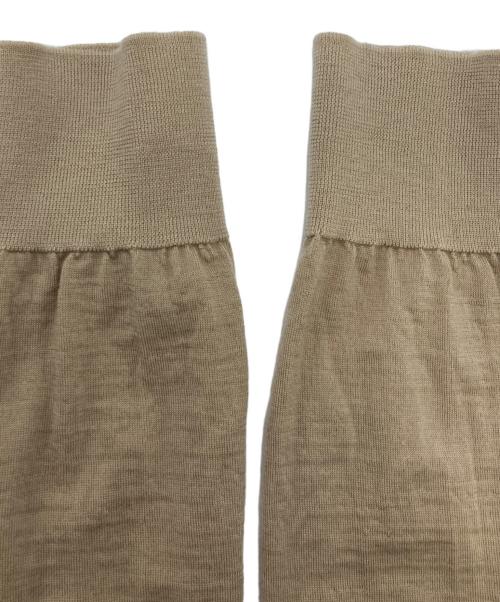 BATONER（バトナ―）BATONER (バトナ―) ニットポロシャツ ベージュ サイズ:1の古着・服飾アイテム