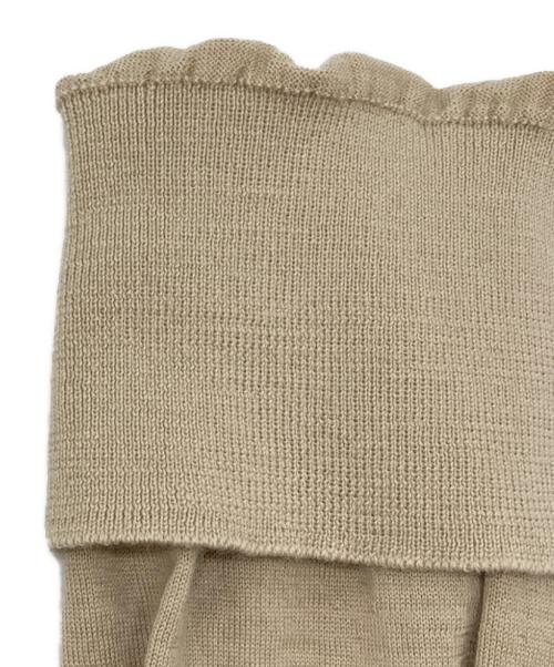 BATONER（バトナ―）BATONER (バトナ―) ニットポロシャツ ベージュ サイズ:1の古着・服飾アイテム