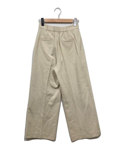 SOEJU（ソージュ）SOEJU (ソージュ) ウールライクワイドパンツ アイボリー サイズ:Ｓの古着・服飾アイテム