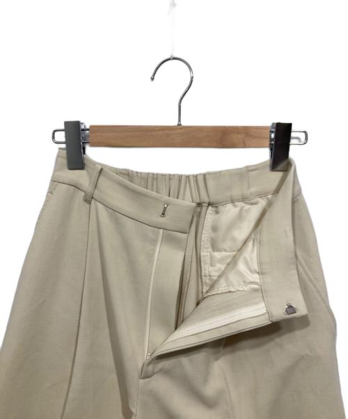 SOEJU（ソージュ）SOEJU (ソージュ) ウールライクワイドパンツ アイボリー サイズ:Ｓの古着・服飾アイテム