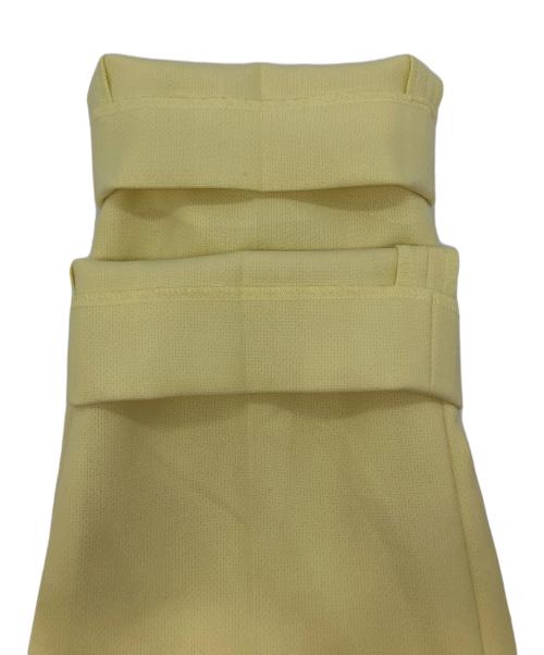 theory luxe（セオリーリュクス）theory luxe (セオリーリュクス) STRETCH DOUBLE MOHAN N テーパードパンツ イエロー サイズ:36の古着・服飾アイテム