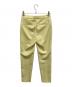 theory luxe (セオリーリュクス) STRETCH DOUBLE MOHAN N テーパードパンツ イエロー サイズ:36：5000円