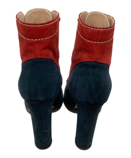 BALLY（バリー）BALLY (バリー) ショートブーツ レッド サイズ:35EUの古着・服飾アイテム