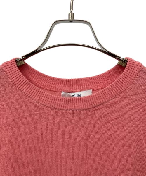 JOURNAL STANDARD relume（ジャーナルスタンダード レリューム）JOURNAL STANDARD relume (ジャーナルスタンダード レリューム) サマーニットプルオーバー ピンク サイズ:Fの古着・服飾アイテム
