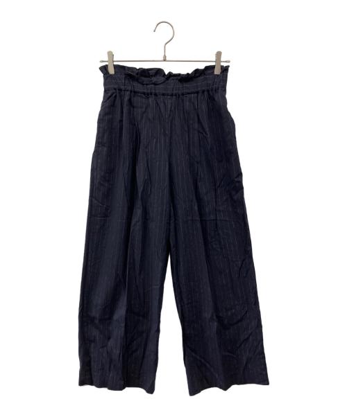 JOURNAL STANDARD（ジャーナルスタンダード）JOURNAL STANDARD (ジャーナルスタンダード) ウォッシャブルコットンリネンVISワイドパンツ ネイビー サイズ:36の古着・服飾アイテム