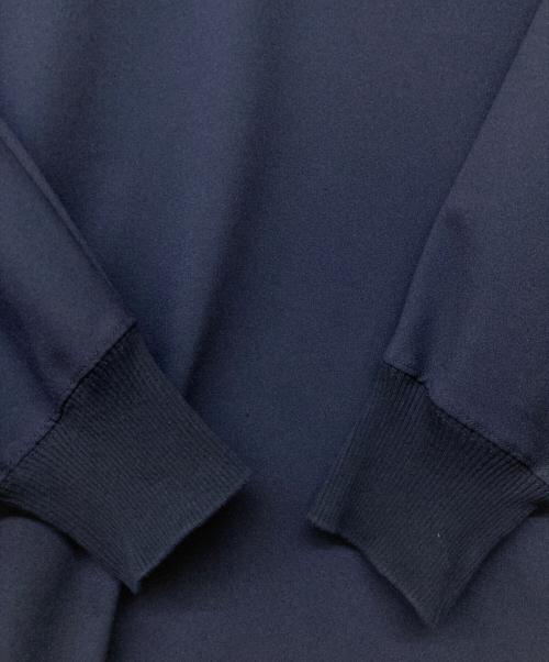 GALLARDA GALANTE（ガリャルダガランテ）GALLARDA GALANTE (ガリャルダガランテ) ハーフジョーゼットコンビブラウス ネイビー サイズ:FREEの古着・服飾アイテム