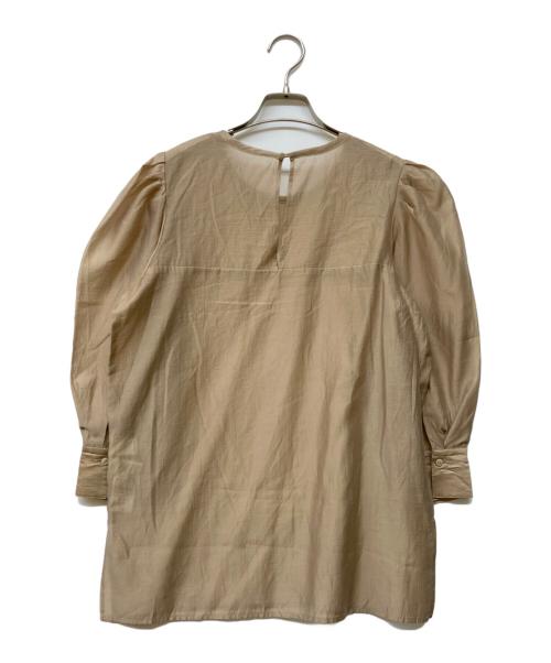 GALLARDA GALANTE（ガリャルダガランテ）GALLARDA GALANTE (ガリャルダガランテ) シアータックスリーブブラウス ベージュ サイズ:FREEの古着・服飾アイテム