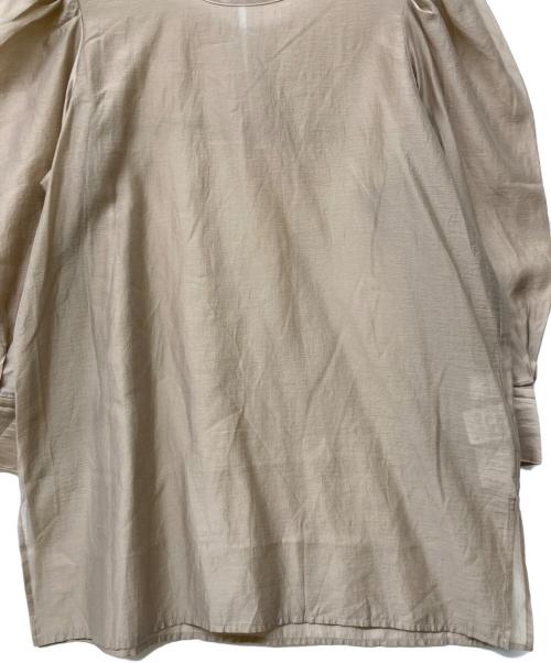 GALLARDA GALANTE（ガリャルダガランテ）GALLARDA GALANTE (ガリャルダガランテ) シアータックスリーブブラウス ベージュ サイズ:FREEの古着・服飾アイテム