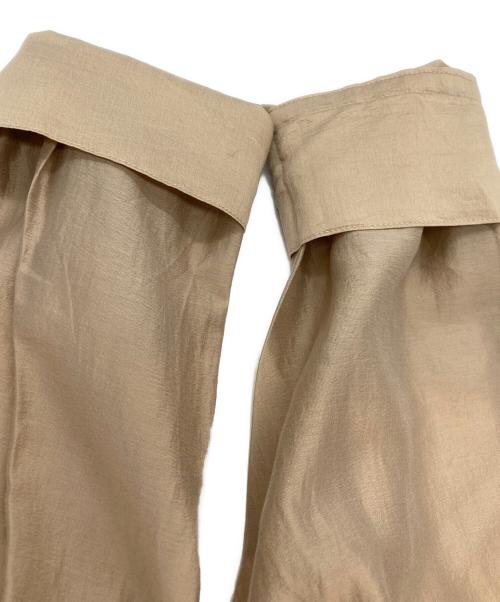 GALLARDA GALANTE（ガリャルダガランテ）GALLARDA GALANTE (ガリャルダガランテ) シアータックスリーブブラウス ベージュ サイズ:FREEの古着・服飾アイテム