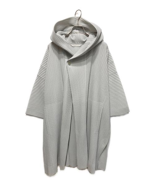 HOMME PLISSE ISSEY MIYAKE（オム プリッセ イッセイ ミヤケ）HOMME PLISSE ISSEY MIYAKE (オムプリッセ イッセイ ミヤケ) メッシュプリーツフードコート グレー サイズ:1の古着・服飾アイテム