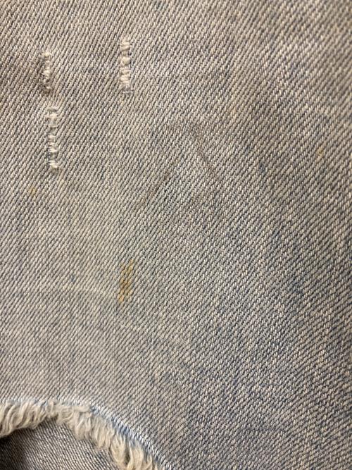 YANUK（ヤヌーク）YANUK (ヤヌーク) クラッシュデニムパンツ インディゴ サイズ:SIZE 24の古着・服飾アイテム