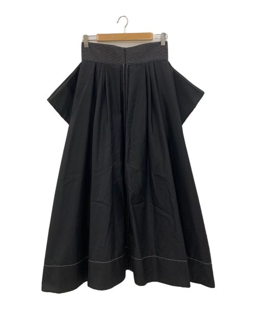 #Newans（ハッシュニュアンス）#Newans (ハッシュニュアンス) ドロップスクエアスカート ブラック サイズ:1の古着・服飾アイテム