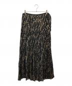 Velnicaヴェルニカ）の古着「ラメ糸ドット織マキシスカート」｜ブラック