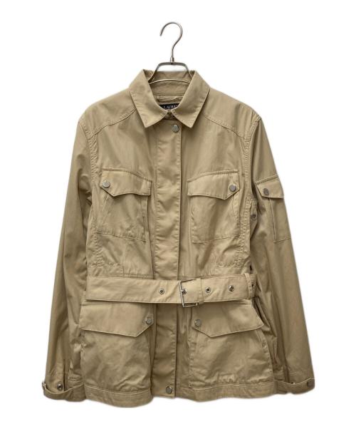 LAUREN RALPH LAUREN（ローレンラルフローレン）LAUREN RALPH LAUREN (ローレンラルフローレン) サファリジャケット ベージュ サイズ:4の古着・服飾アイテム