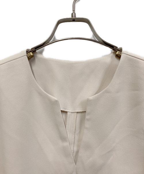 machatt（マチャット）machatt (マチャット) スキッパーブラウス アイボリー サイズ:FREEの古着・服飾アイテム