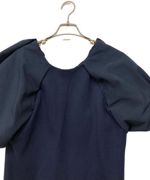 meri（ミーリー）meri (ミーリー) 天使の羽カットコンビトップス ネイビー サイズ:Freeの古着・服飾アイテム