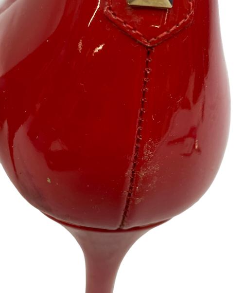 VALENTINO GARAVANI（ヴァレンティノ・ガラヴァーニ）VALENTINO GARAVANI (ヴァレンティノ・ガラヴァーニ) エナメルポインテッドトゥパンプス レッド サイズ:37の古着・服飾アイテム