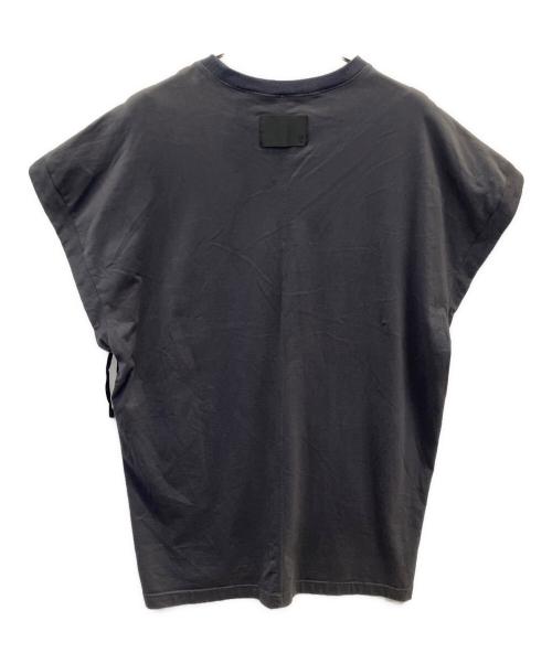 COGTHEBIGSMOKE（コグザビッグスモーク）COGTHEBIGSMOKE (コグザビッグスモーク) ノースリーブカットソー チャコールグレー サイズ:フリーの古着・服飾アイテム