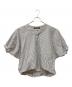 mizuiro-ind（ミズイロインド）の古着「ストライプドルマンブラウス」｜グレー