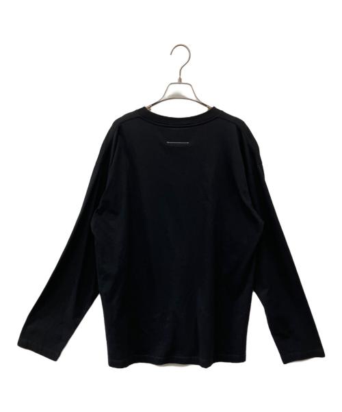 MM6 Maison Margiela（エムエムシックスメゾンマルジェラ）MM6 Maison Margiela (エムエムシックスメゾンマルジェラ) ラスタライズドファスナープリントトップ ブラック サイズ:S　　の古着・服飾アイテム