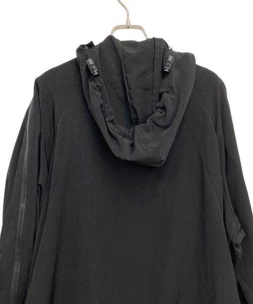 Y's（ワイズ）Y's (ワイズ) TRIACETATE POLYESTER CREPE de CHINE ZIP UP RAGLAN BLOUSON ブラック サイズ:SIZE2の古着・服飾アイテム