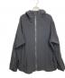 Y's（ワイズ）の古着「TRIACETATE POLYESTER CREPE de CHINE ZIP UP RAGLAN BLOUSON」｜ブラック