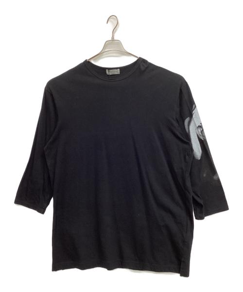 Yohji Yamamoto pour homme（ヨウジヤマモト プールオム）Yohji Yamamoto pour homme (ヨウジヤマモト プールオム) PLAIN STITCH WOMAN PRINT LONG SLEEVES ブラック サイズ:3の古着・服飾アイテム