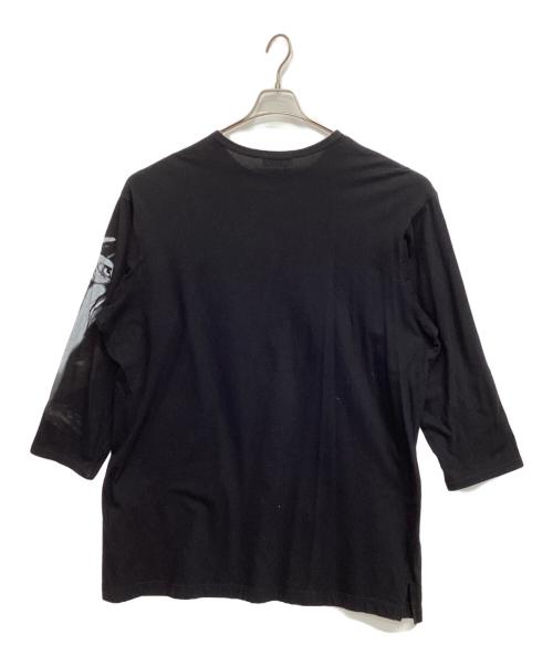 Yohji Yamamoto pour homme（ヨウジヤマモト プールオム）Yohji Yamamoto pour homme (ヨウジヤマモト プールオム) PLAIN STITCH WOMAN PRINT LONG SLEEVES ブラック サイズ:3の古着・服飾アイテム