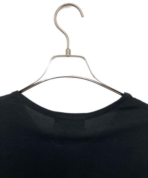 Yohji Yamamoto pour homme（ヨウジヤマモト プールオム）Yohji Yamamoto pour homme (ヨウジヤマモト プールオム) 内田柄ヘンリー半袖 ブラック サイズ:3の古着・服飾アイテム