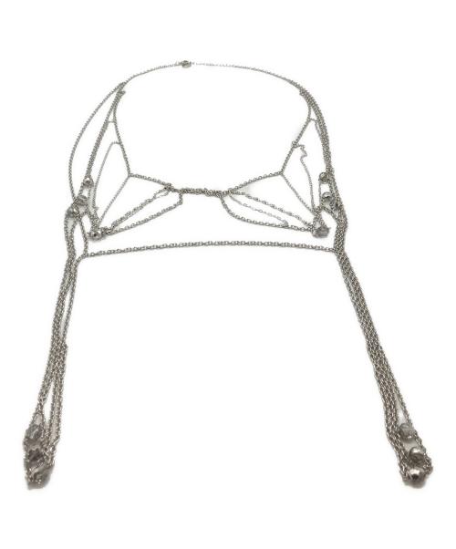 MURRAL（ミューラル）MURRAL (ミューラル) Starry chain belt シルバーの古着・服飾アイテム