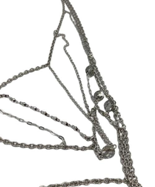 MURRAL（ミューラル）MURRAL (ミューラル) Starry chain belt シルバーの古着・服飾アイテム