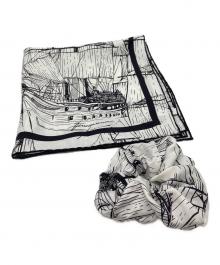 Salvatore Ferragamo（サルヴァトーレ フェラガモ）の古着「シュシュ&スカーフ」｜ホワイト