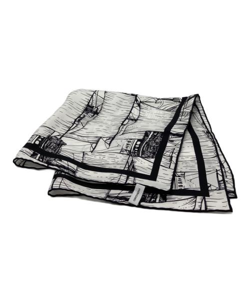 Salvatore Ferragamo（サルヴァトーレ フェラガモ）Salvatore Ferragamo (サルヴァトーレ フェラガモ) シュシュ&スカーフ ホワイトの古着・服飾アイテム