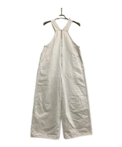 CURRENTAGE（カレンテージ）CURRENTAGE (カレンテージ) デニムオーバーオール ホワイト サイズ:1の古着・服飾アイテム