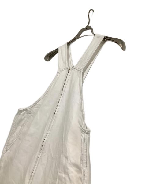 CURRENTAGE（カレンテージ）CURRENTAGE (カレンテージ) デニムオーバーオール ホワイト サイズ:1の古着・服飾アイテム
