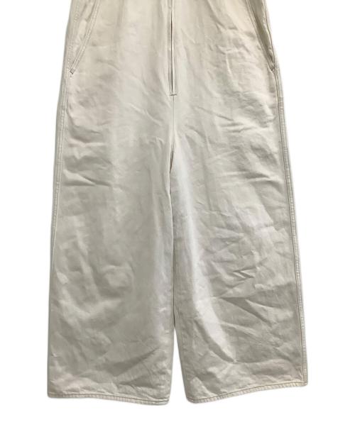 CURRENTAGE（カレンテージ）CURRENTAGE (カレンテージ) デニムオーバーオール ホワイト サイズ:1の古着・服飾アイテム
