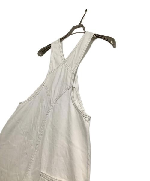 CURRENTAGE（カレンテージ）CURRENTAGE (カレンテージ) デニムオーバーオール ホワイト サイズ:1の古着・服飾アイテム
