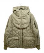 CALUXキャラクス）の古着「QUILTED リバーシブル中綿ジャケット」｜オリーブ